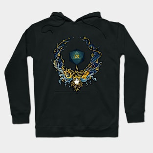 DnD bard symbol - blue Hoodie